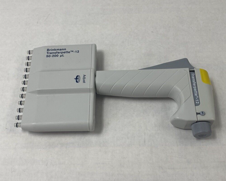 Brinkmann Transferpette-12 50-200 uL 12-Channel Pipette