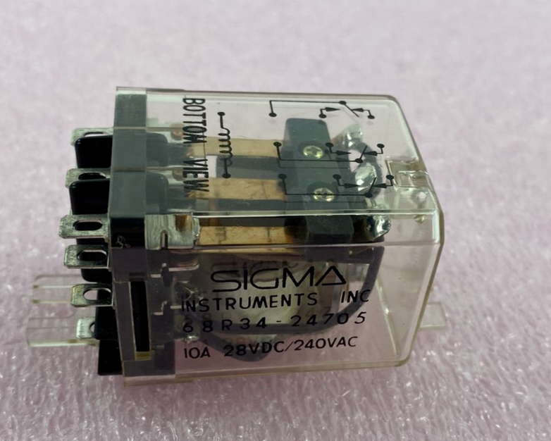 SIGMA Instruments Relay 68R34-24705 10A 28VDC/240 VAC