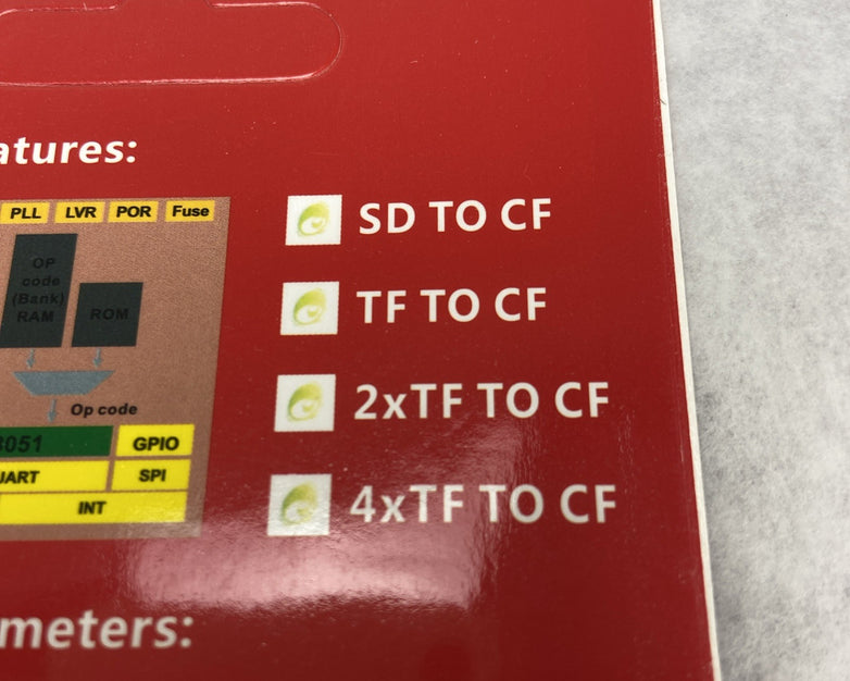 Extreme CF Adapter Type 1 Wifi SD - Lot of 5 NEW