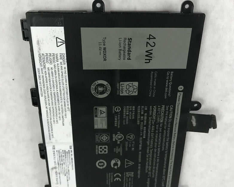 Dell 42 Wh Rechargeable Li-ion Battery for Dell Inspiron WDXOR 11.4V