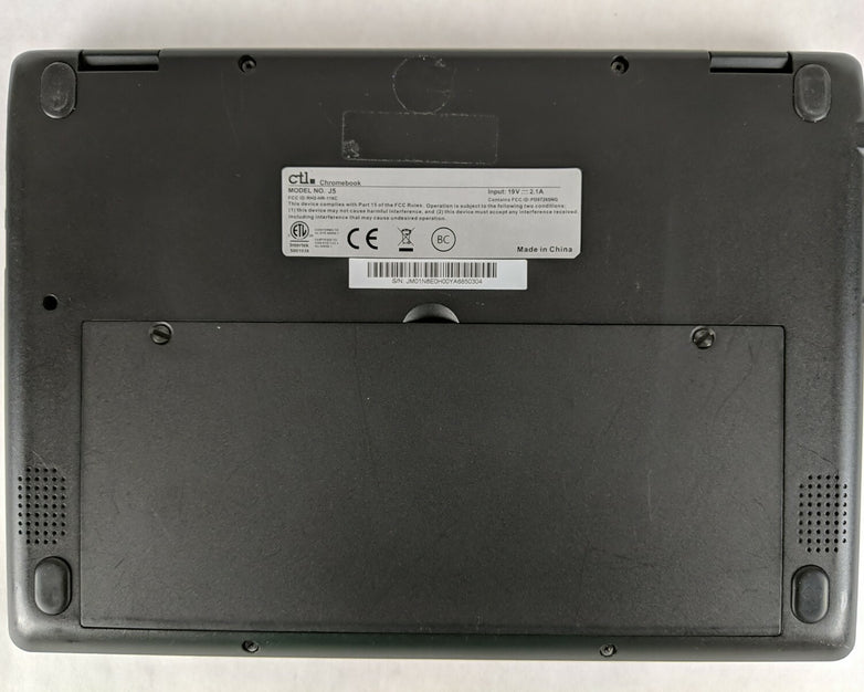 CTL J5 Chromebook 11.6" Touchscreen 4 GB RAM 16 GB eMMC NO CHARGER - Grade B