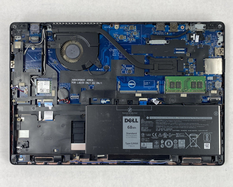 Dell Latitude 5580 Intel Core i5-7300U 2.60 GHz 8 GB RAM 15.6" No HDD No OS