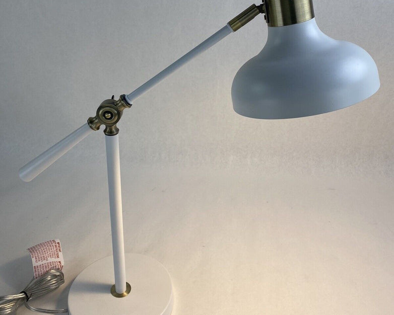 Huntington Home PL2203355 E26 LED Desk Lamp Home Office Study White 9W
