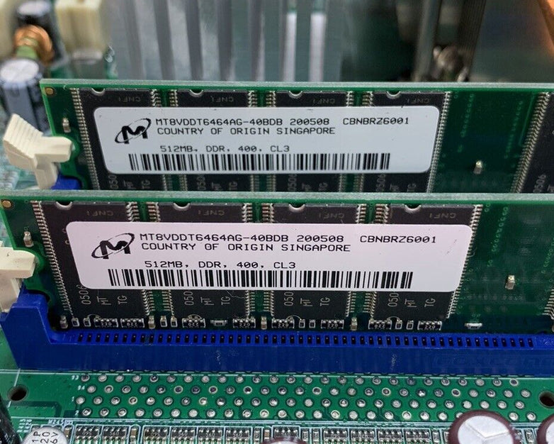 DFI G7V600-B Motherboard Intel Pentium 4 3.4GHz 1GB RAM w/Shield