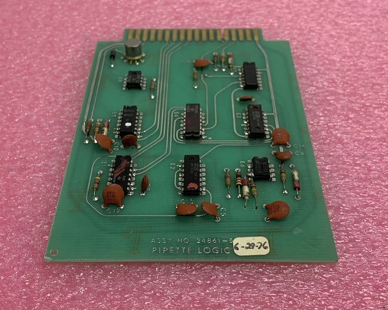 MSI Pipette Logic 24861-5 Vintage 1976 Micromedic Card