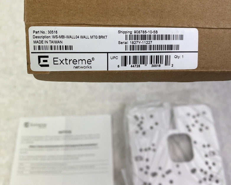 Extreme Networks WS-MBI-WALL04 Bracket Mount for Wireless Access Point No Screws