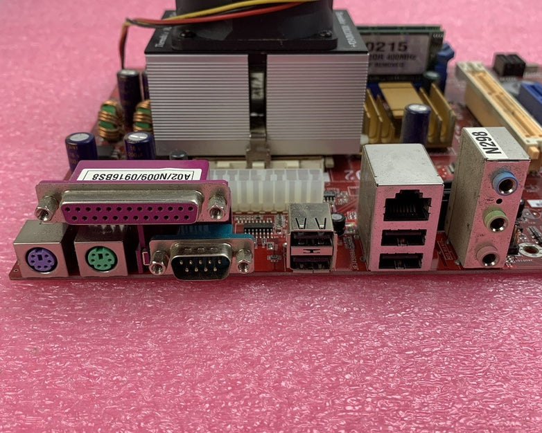 VIA KT600-8237 Motherboard AMD Athlon 1.1GHz 1GB RAM No Shield