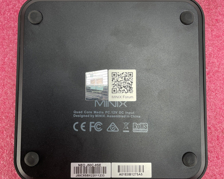 MINIX Neo J50C-85E Micro Intel Celeron J4125 2.00 GHz 8 GB RAM No HDD No OS