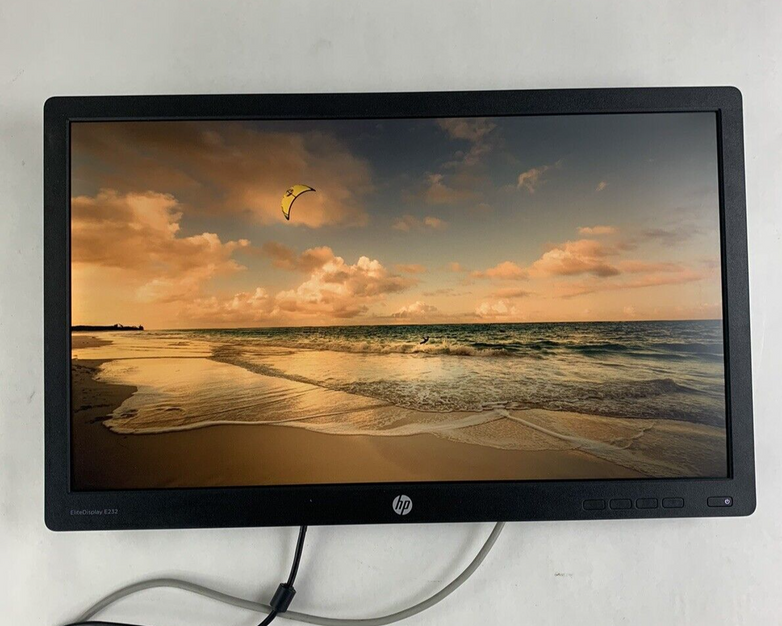 HP EliteDisplay E232 23" Widescreen HDMI LED Monitor 1920x1080 Grade B No Stand