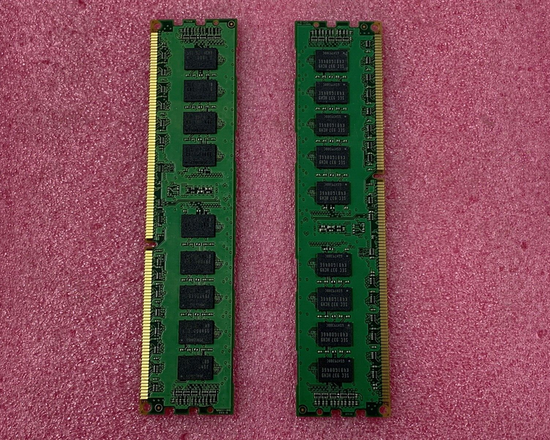 Samsung 4GB Kit 2x4GB 2Rx8 PC3-10600R-09-10-B0-D2 Server Ram M393B5673EH1