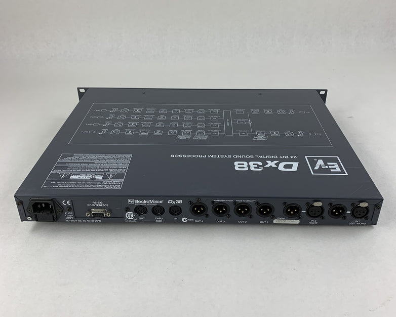 Electro-Voice (EV) Dx38 Digital Sound System Processor Tested