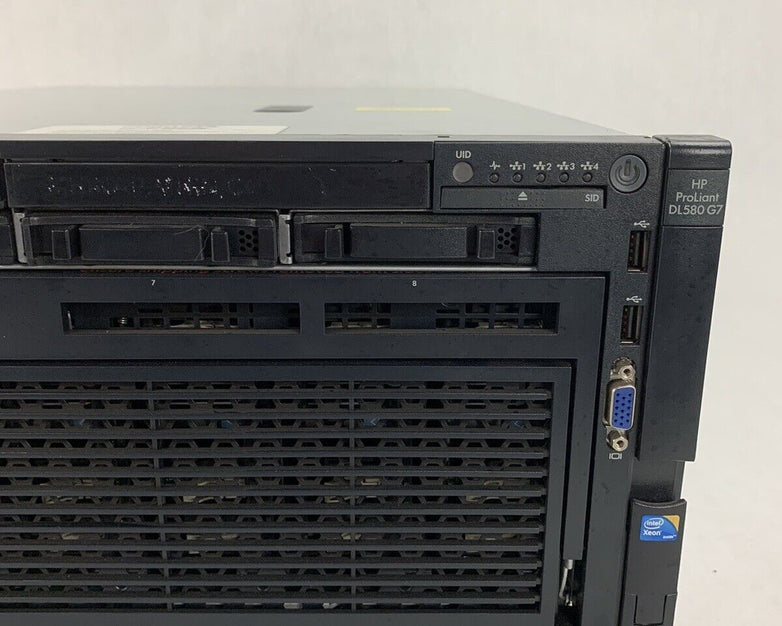 HP Proliant DL580 G7 2x Xeon E7-8867L 2.13 GHz 96 GB RAM No OS NO HDD