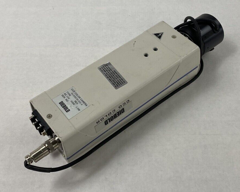Diebold CCD Camera AC24V 49-008036-000A 25mm APC TV Lens For Parts or Repair