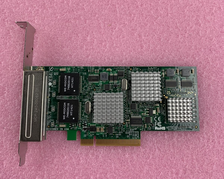 AOC-SGP-I4 - SUPERMICRO 4-PORT GIGABIT ETHERNET CARD