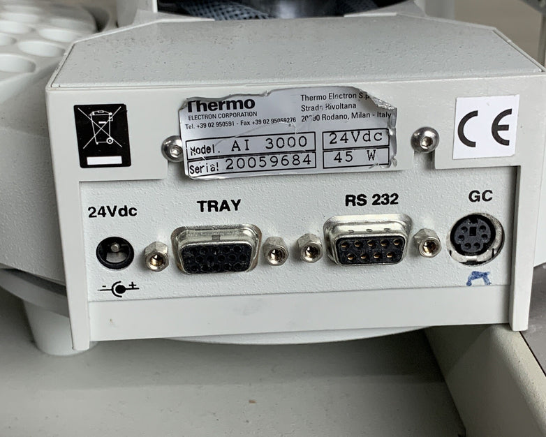 Thermo Scientific Trace GC Ultra w/ AI 3000 Auto Sampler Powers On