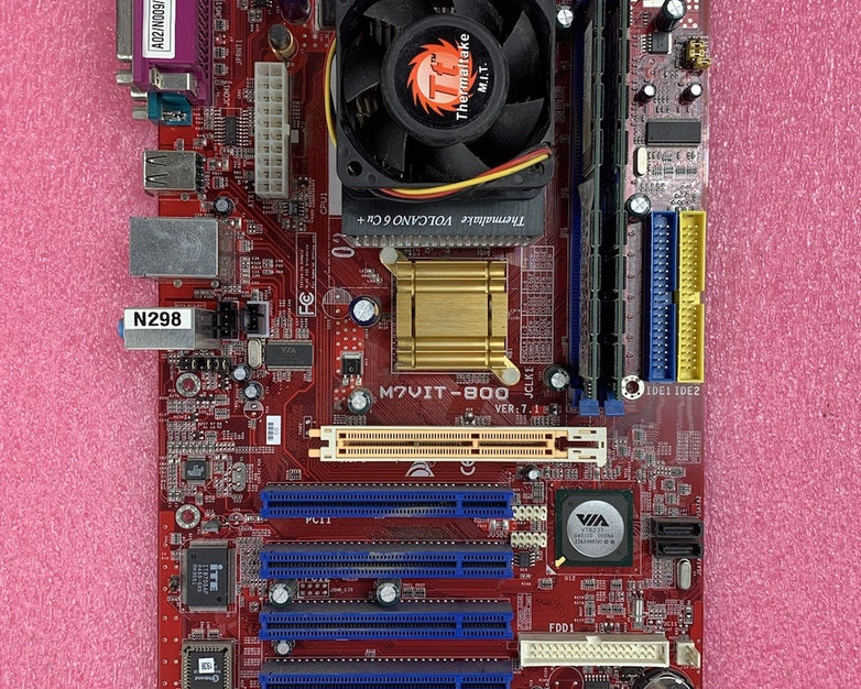 VIA KT600-8237 Motherboard AMD Athlon 1.1GHz 1GB RAM No Shield