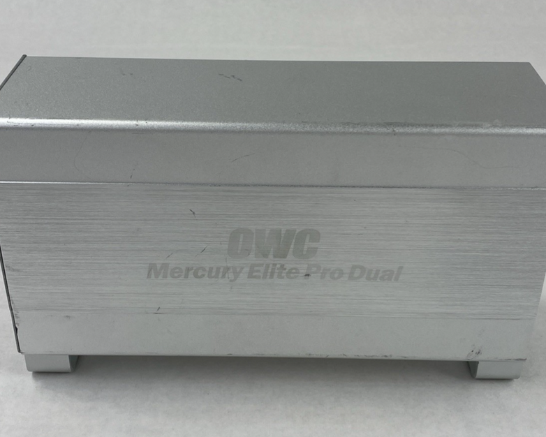 OWC Mercury Elite Pro Dual External Hard Drive Enclosure No HDD No AC Adapter