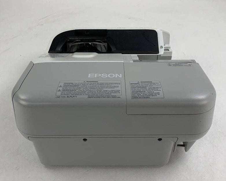 Epson H454A 485W Projector - Tested and Missing Port Cover