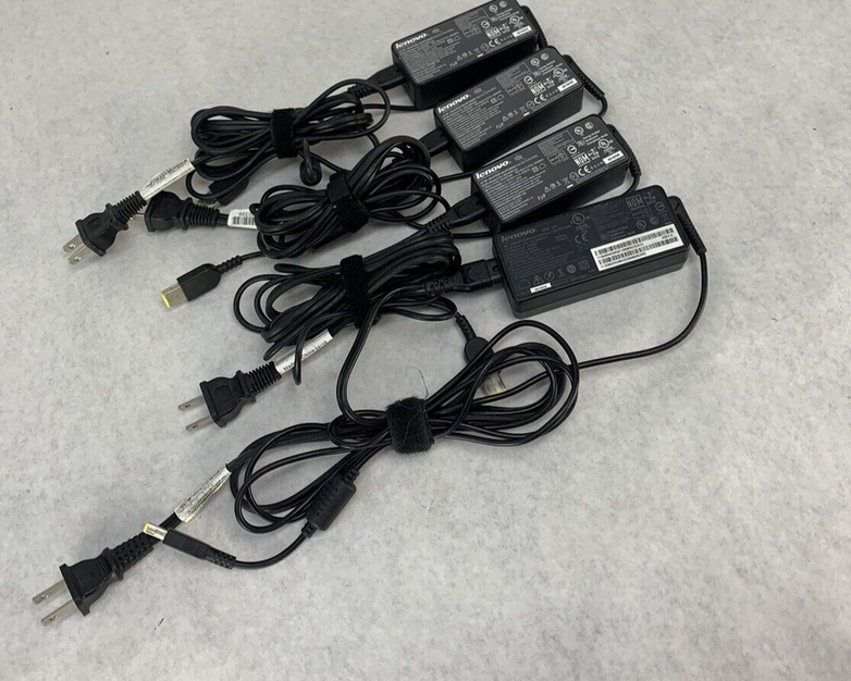 Mixed Lot of 4 Lenovo AC/DC Adapter ADLX45NCC2A ADLX65NCC2A