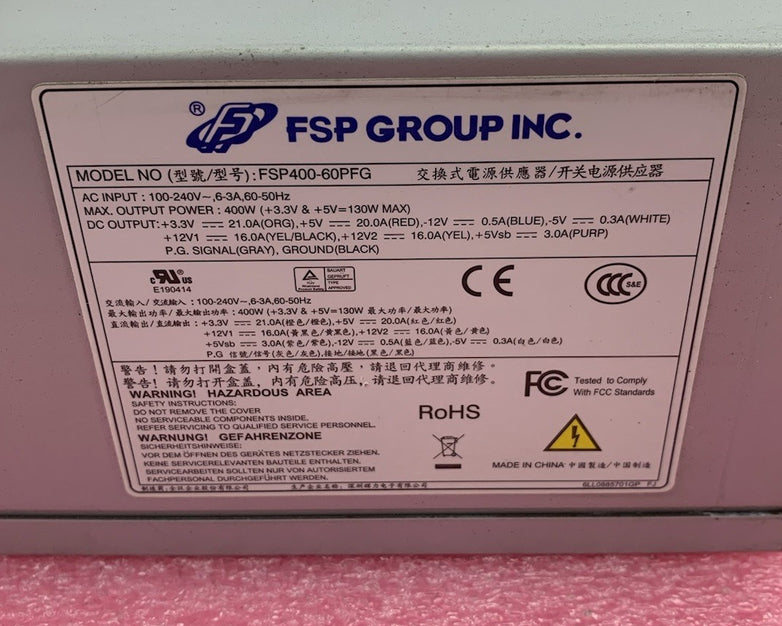 FSP Group FSP400-60PFG 400W Switching Power Supply