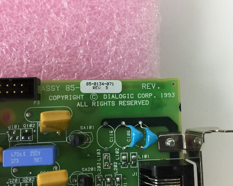 Dialogic D/41E 4-Port Voice Card 85-0131-071 ISA