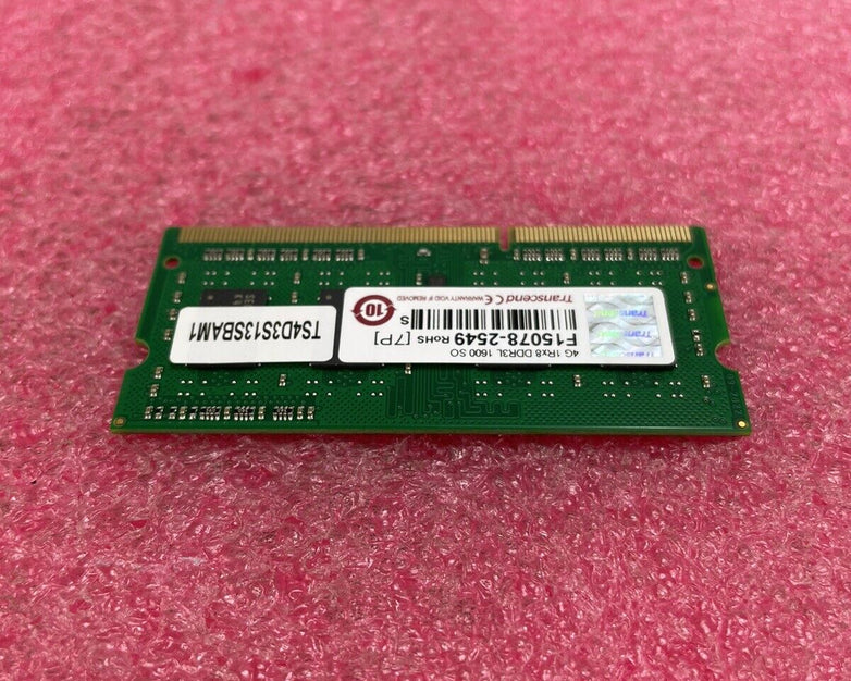 Transcend TS4D3S13SBAM1 4G 1Rx8 DDR3L 1600 SO Memory Module Lot of 8