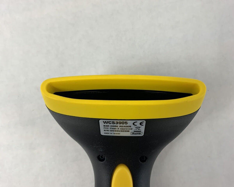 WASP WCS3905 Handheld Laser Barcode Scanner with USB Cable New