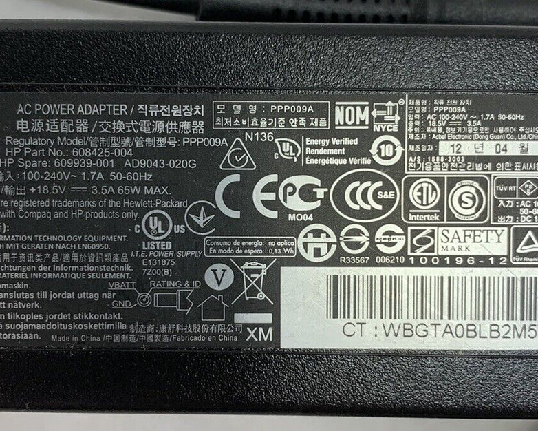 HP PPP009A 65W AC Adapter (Lot of 2)