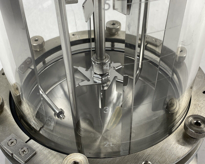 New Brunswick Scientific Q552700 5L Liter Glass Vessel Fermentor Bioreactor
