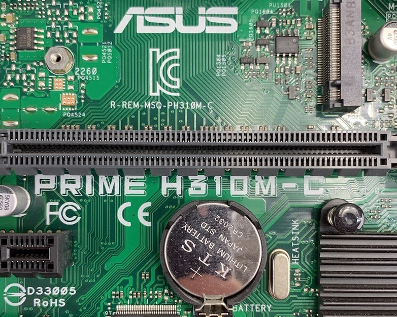 Asus Prime H310M-C Motherboard Intel Pentium Gold G5600 3.9GHz 8GB RAM w/ Shield