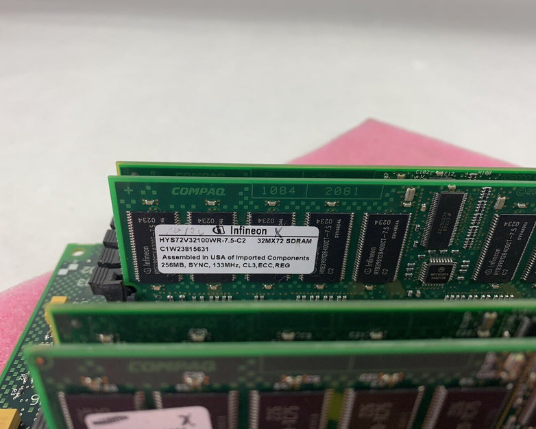 HP Compaq DEC ES45 54-30348-02 A03 ALPHA Server Memory Riser With 4x 256MB DIMMs
