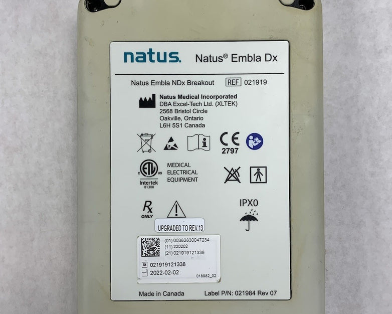 Natus Embla Dx Brain Monitor 021919 Breakout Box