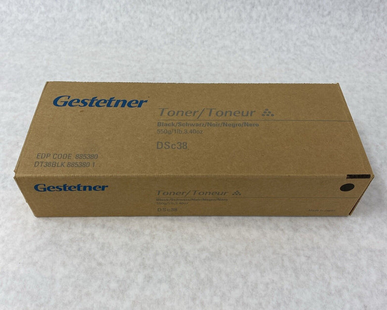 Genuine Gestetner DSc38 Black Toner 550g 885380