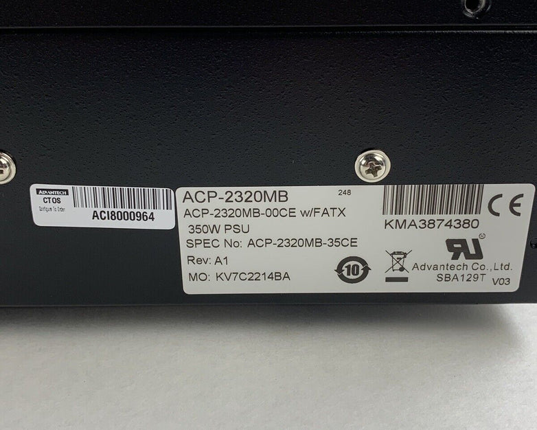 Advantech ACP-2320MB-00CE 2U Rackmount ATX Computer Case 3.5" HDD Caddies & PSU