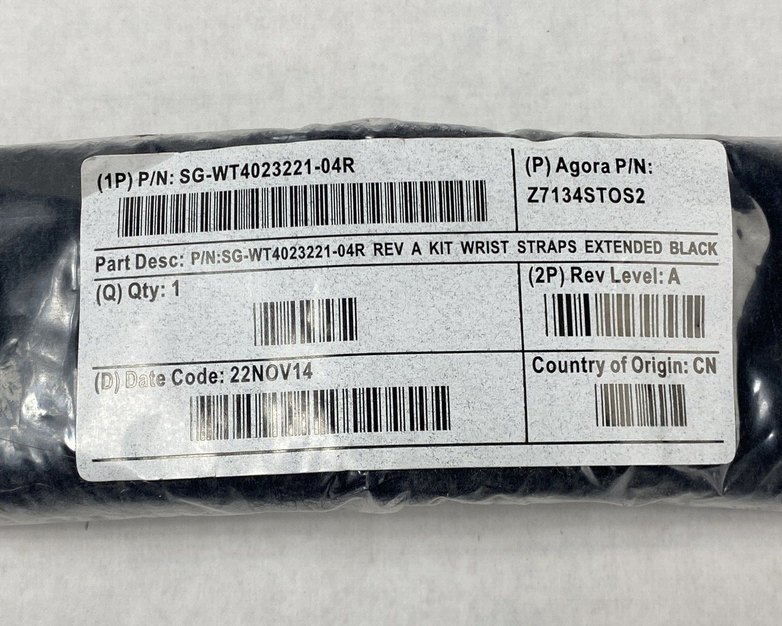Lot of 3 Genuine OEM Zebra SG-WT4023221-03R 15" Black Wrist Straps