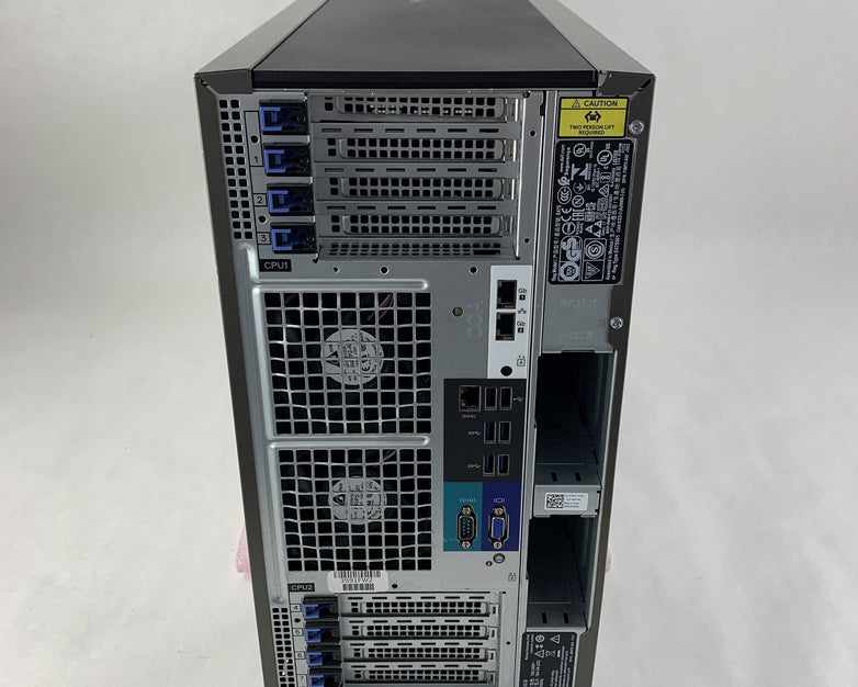 Dell PowerEdge T640 Tower Server 2x Gold 6125 2.6 GHz 64 GB Ram No OS No HDD