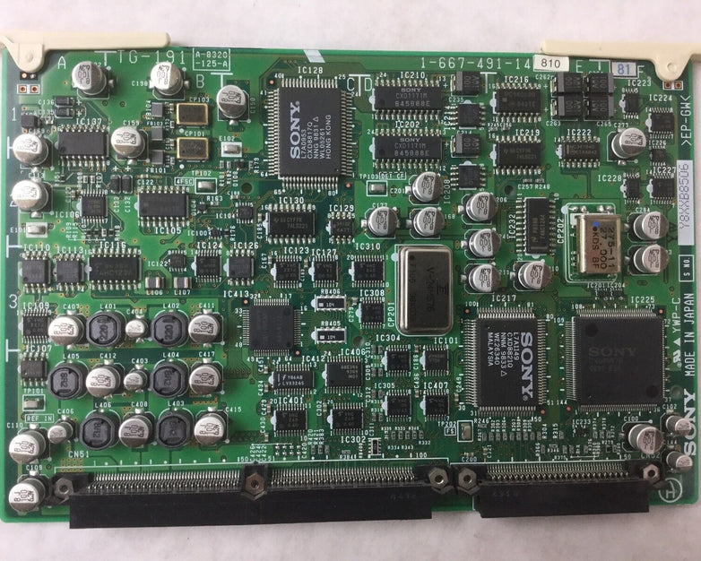 Genuine Sony Circuit Board (Removed from Betacam SX) 1-667-491-14 (Y8XXB8506)