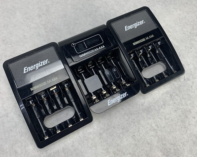 Mixed Lot of 3 Energizer NiMH Battery Charger CHVCM4/CHP42US