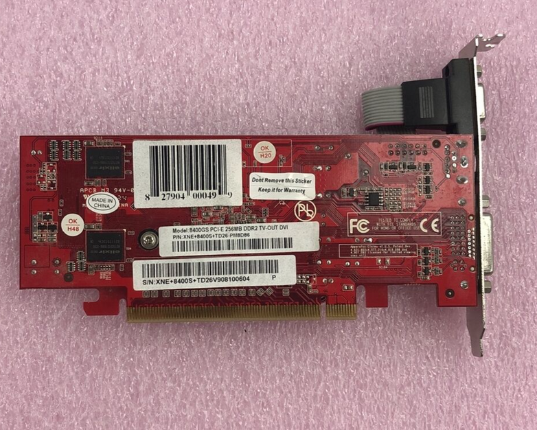 XFX Radeon 8400GS PCI-E 256MB DDR2 TV-OUT DVI Graphics Card