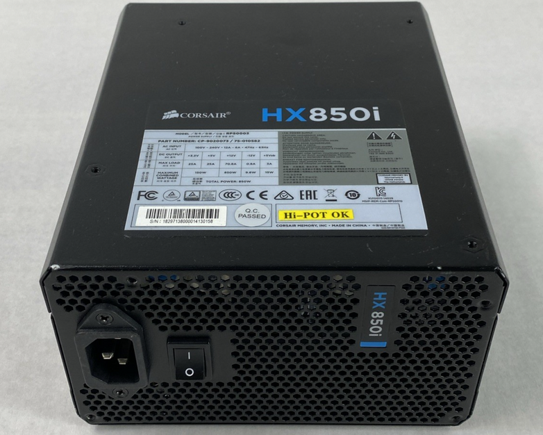 Corsair HX850i 850W Power Supply No Cables Untested