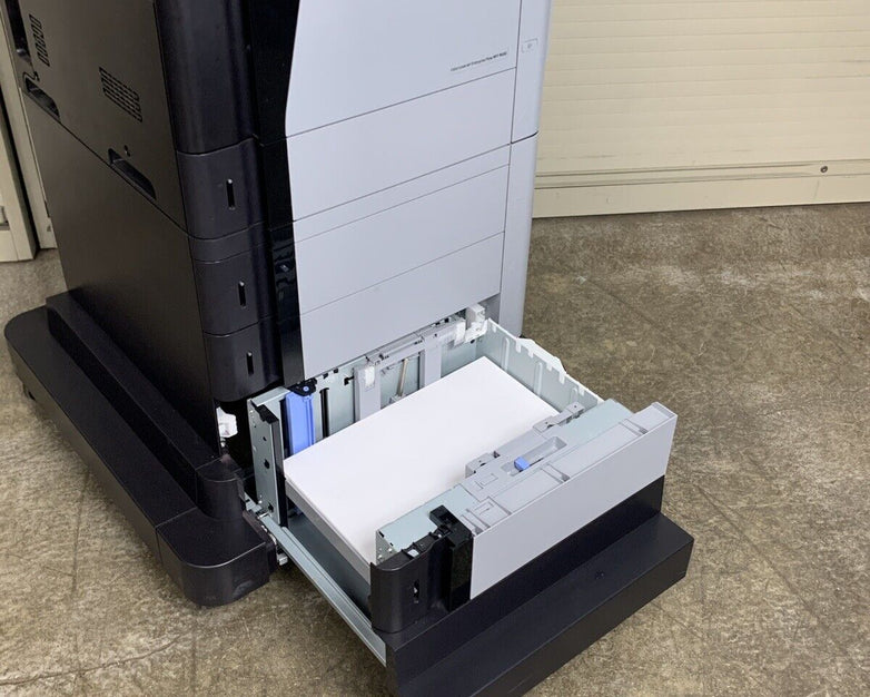HP LaserJet Enterprise Flow MFP M680 Color Printer CZ250A Tested Bad Clip In Top