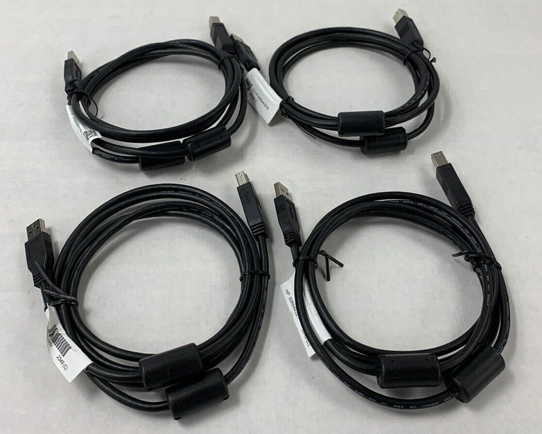 6ft Unbranded USB 3.0 Type A to B Male Cable (Lot of 4)