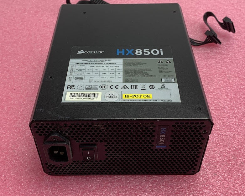 Corsair HX850i RPS0003 850W Power Supply - Missing Cables