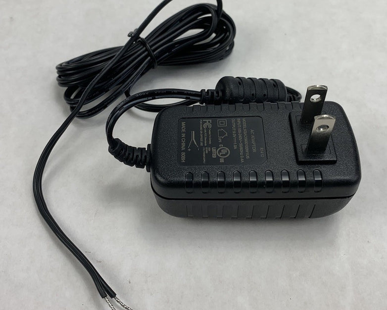 Unbranded KSAC0900100W1US 9V 1A AC Adapter - No Tip (Lot of 6)