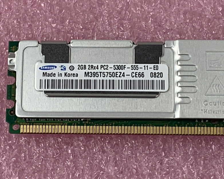 Samsung 16GB (8x2GB) M395T5750EZ4 2Rx4 PC2-5300F 667MHz Server Memory RAM