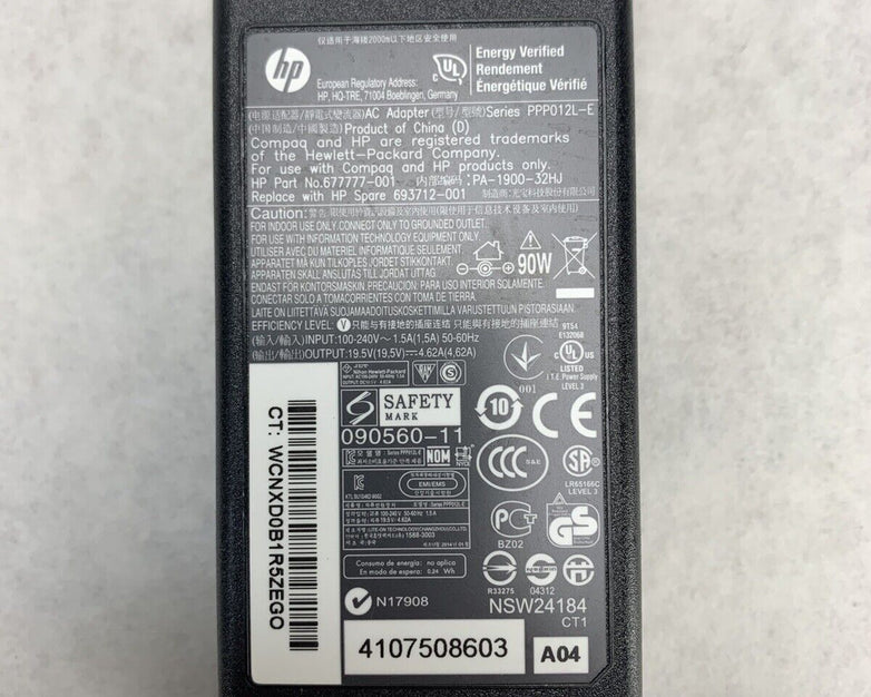 HP PPP012L-E AC Adapter 19.5V (Lot of 3)