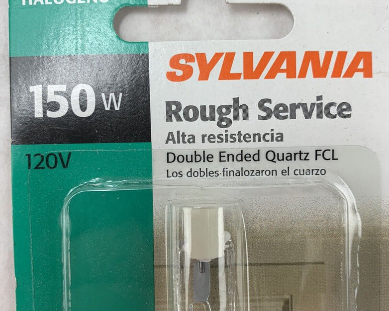 Lot of 2 Sylvania Double Ended Quartz 100w 120v 3 1/8”