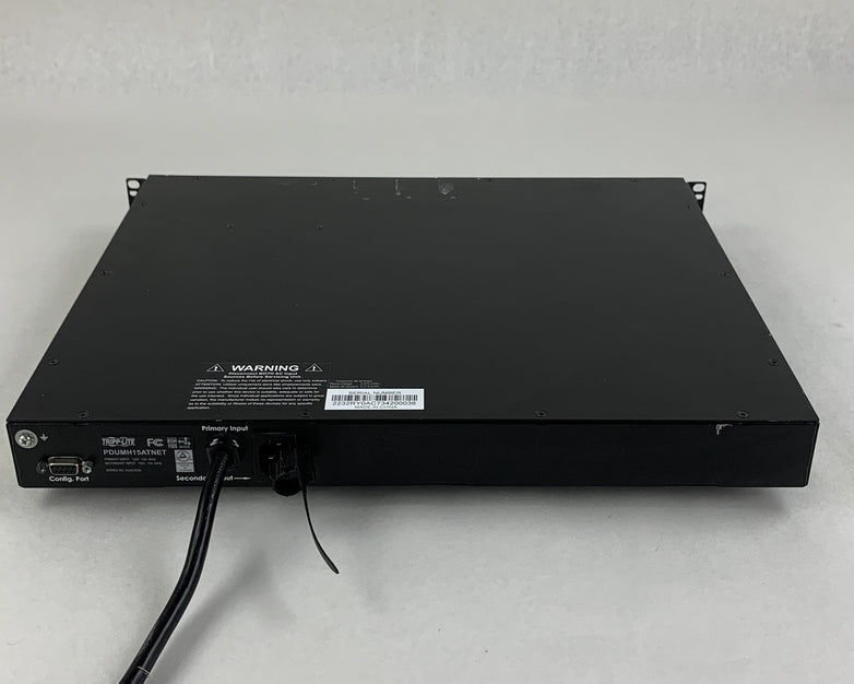 Tripp Lite PDUMH15ATNET 1U Rack-Mount PDU Power Tested Factory Reset