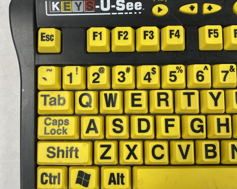 KEYS-U-SEE YKB-LPB-USB Wired USB Keyboard Tested