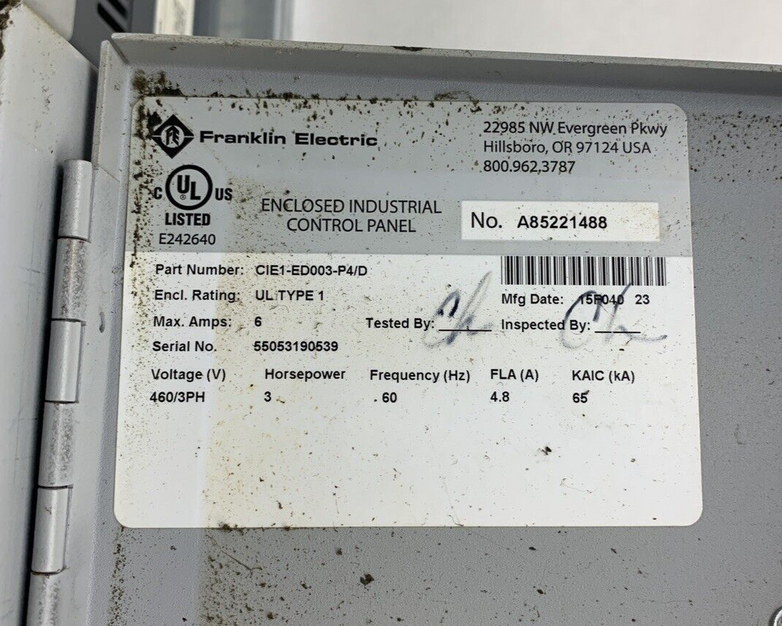 Cerus CI-007-P4 Industrial Titan P Series 2HP 3 Phase AC Drive Untested